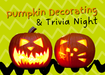 Pumpkin Decorating & Movie Trivia graphic