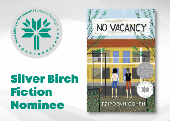 Silver Birch Fiction Nominee: No Vacancy by Tziporah Cohen (book cover)