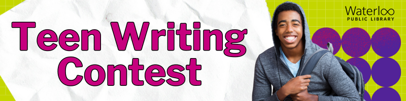 Teen Writing Contest banner